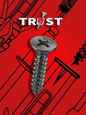 Self tapping flat head - Trust Screw